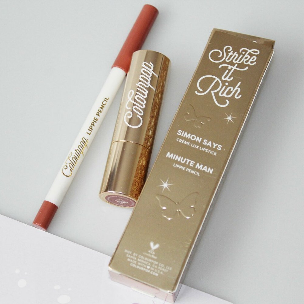 Strike It Rich Lipstick and Lip Pencil Set